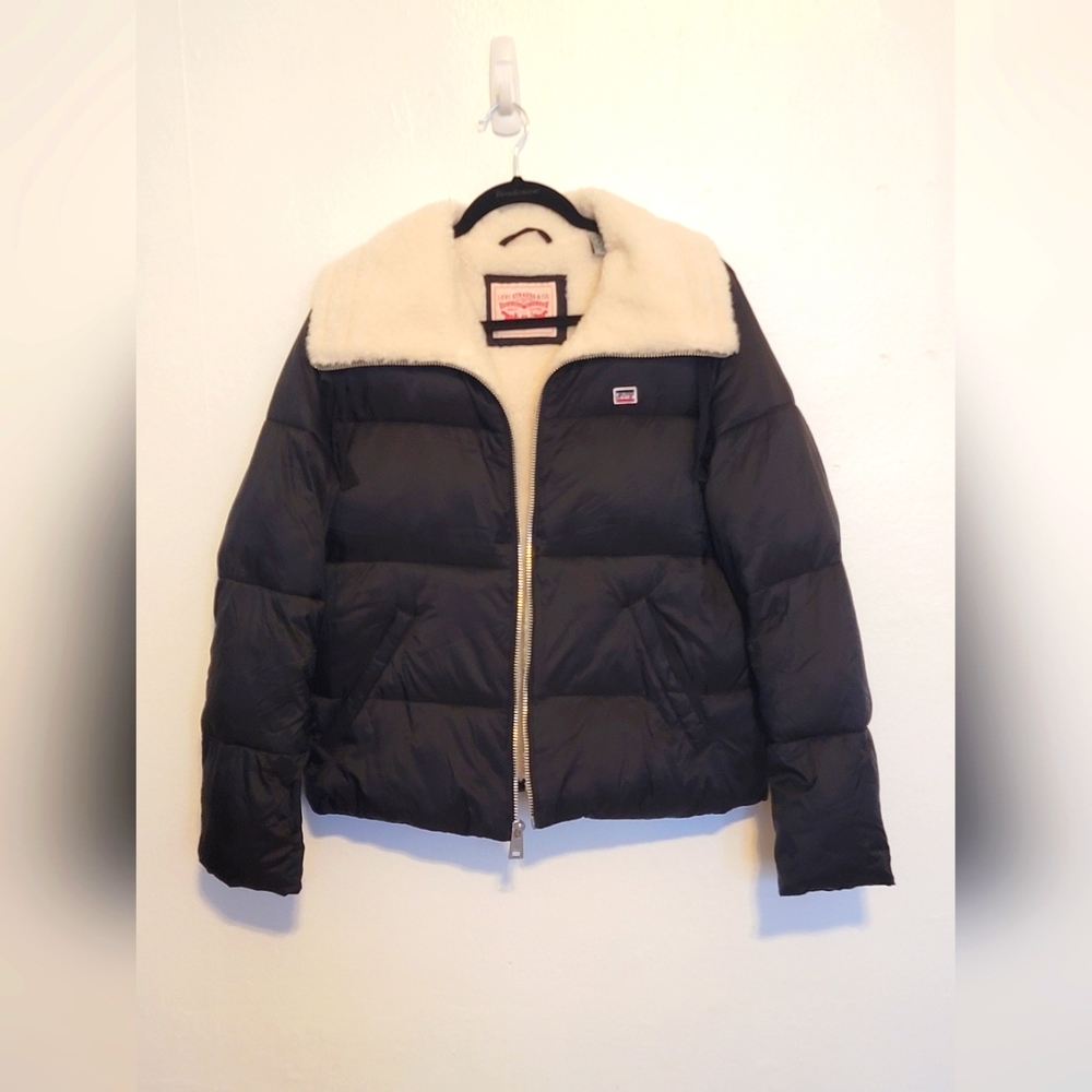 Levi Black Bomber Jacket